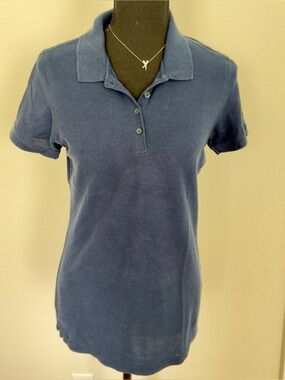 Port Authority Women's Navy Blue Button-Down Polo, 3 pc set